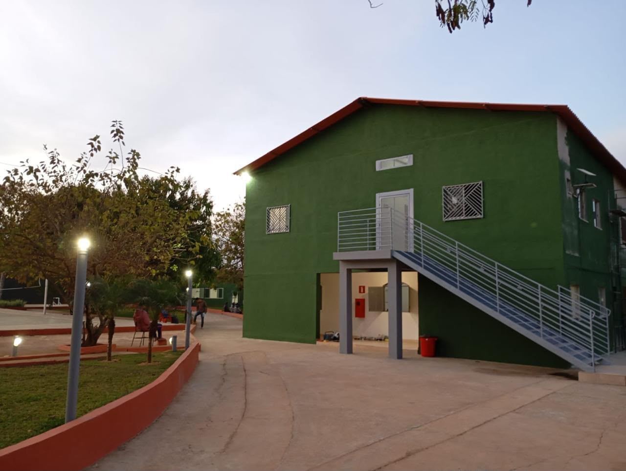Área externa da unidade Núcleo Vitória