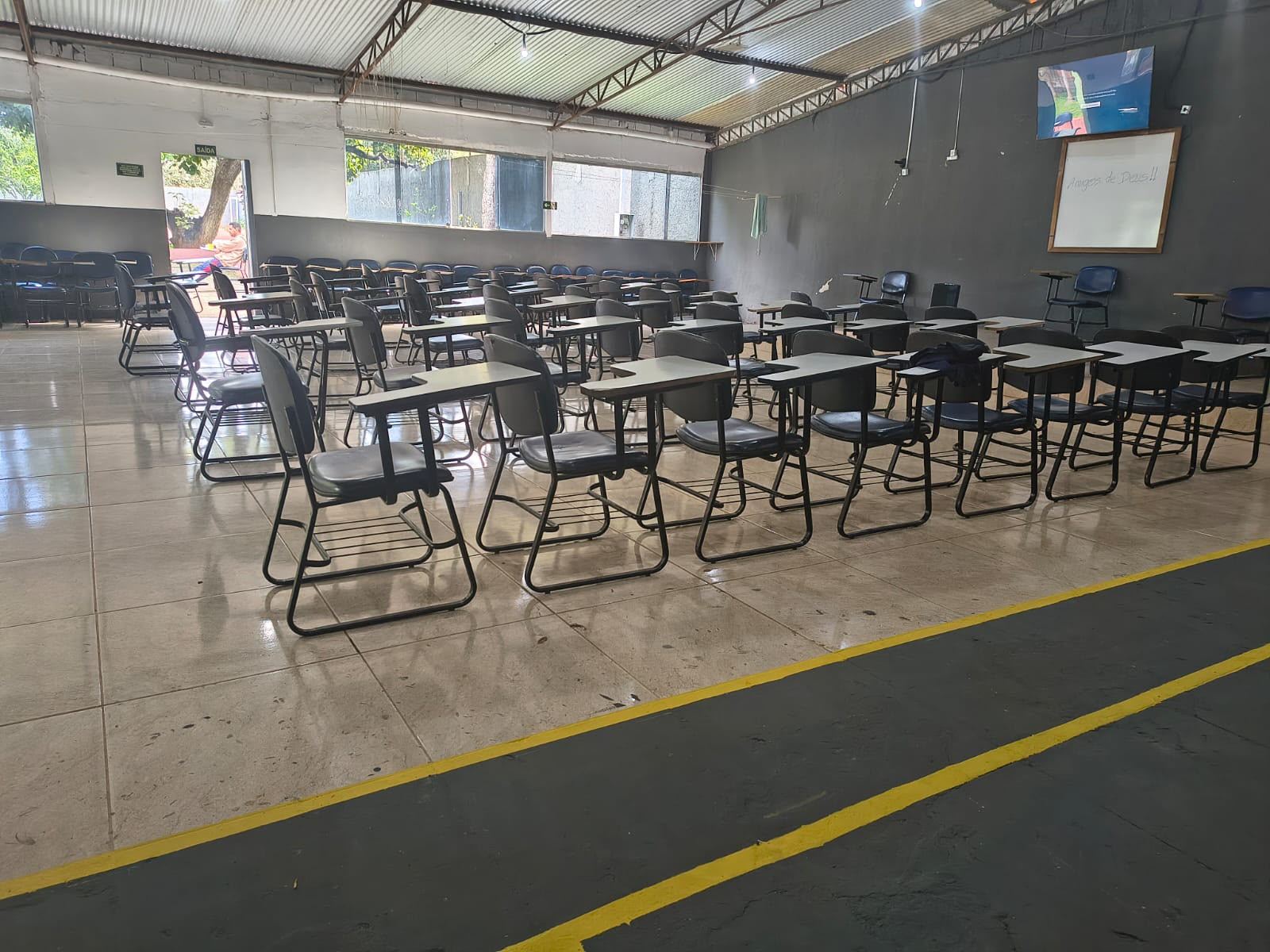 Sala de atividades em grupo